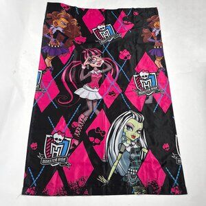 MONSTER HIGH CURTAIN 2013 w/ clawdeen wolf, draculaura & frankie stein